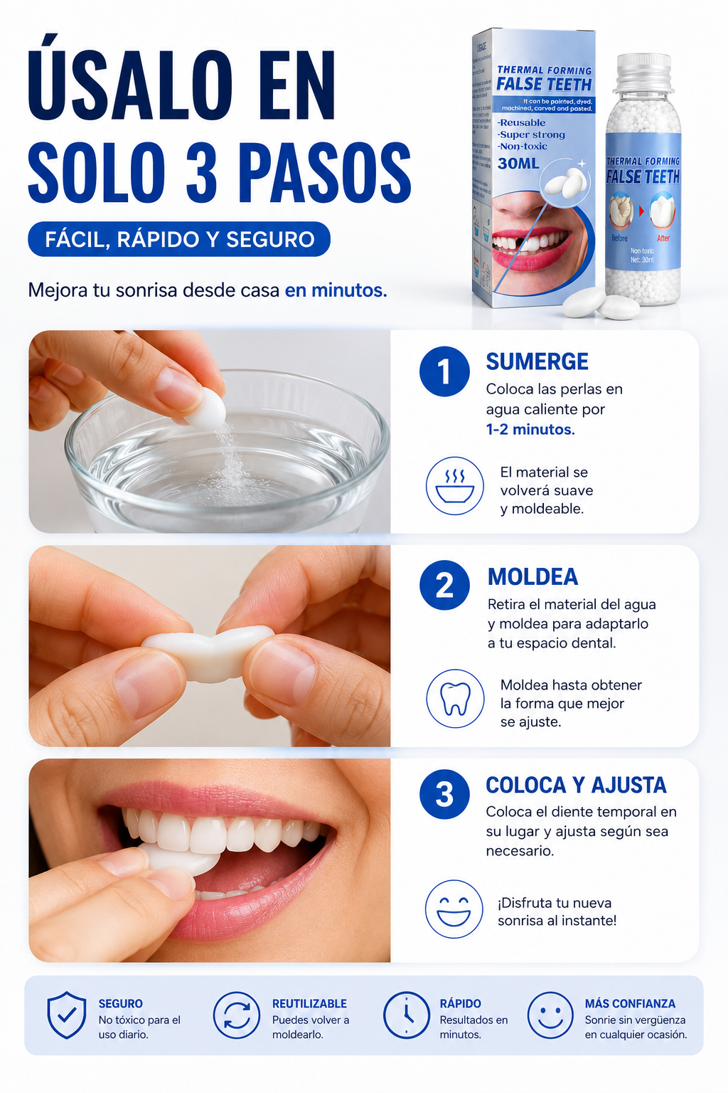 SmileFix™ Dientes Temporales