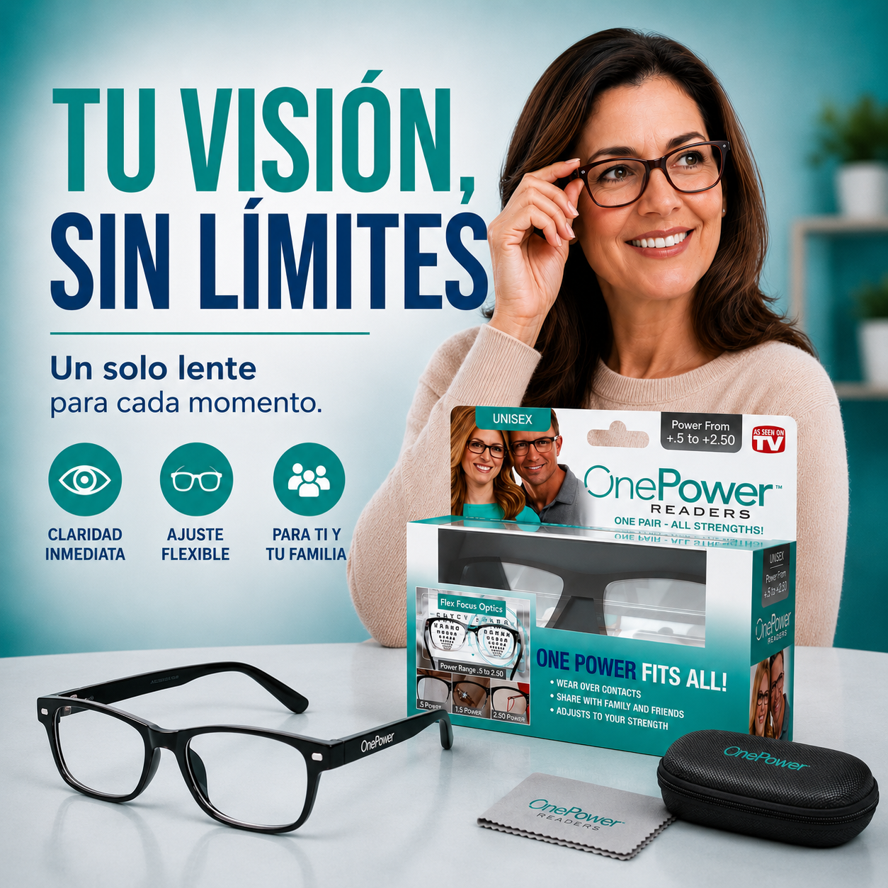 OnePower Readers™ — Claridad Sin Límites