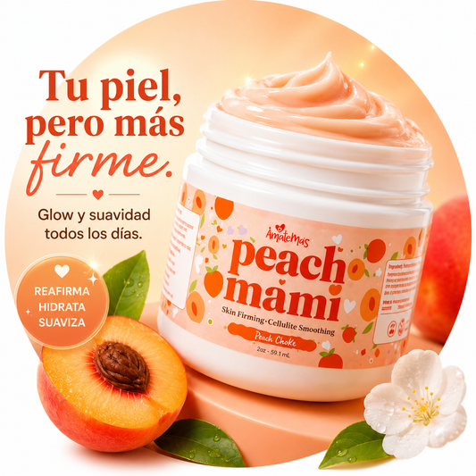 Peach Mami Glow™ Piel firme, suave y radiante.